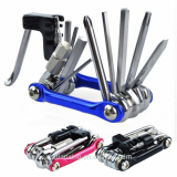 11 in 1 multifunctional bicycle folding tool kits